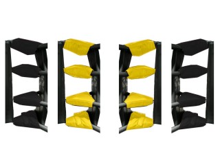 Boxing Ring Turnbuckle Covers (set of 16) : Yellow/Black